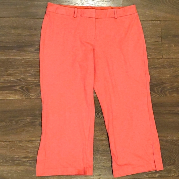 Express Cotton Wide Leg Cropped Pants 2 